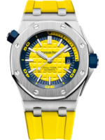 Audemars Piguet OFFSHORE DIVER Yellow Dial 42mm 15710ST.OO.A051CA.01