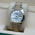 Rolex Datejust 41mm 126303 White MOP Diamond Jubilee Steel and Yellow Gold - Image 5