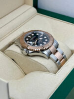 Rolex Yacht-Master 37mm Steel and Everose Gold Watch - Black Dial - Oyster Bracelet 268621 - Image 3
