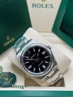 Rolex  Oyster-Perpetual 41mm 124300-0002 Stainless Steel Black Index Dial Watch - Image 5