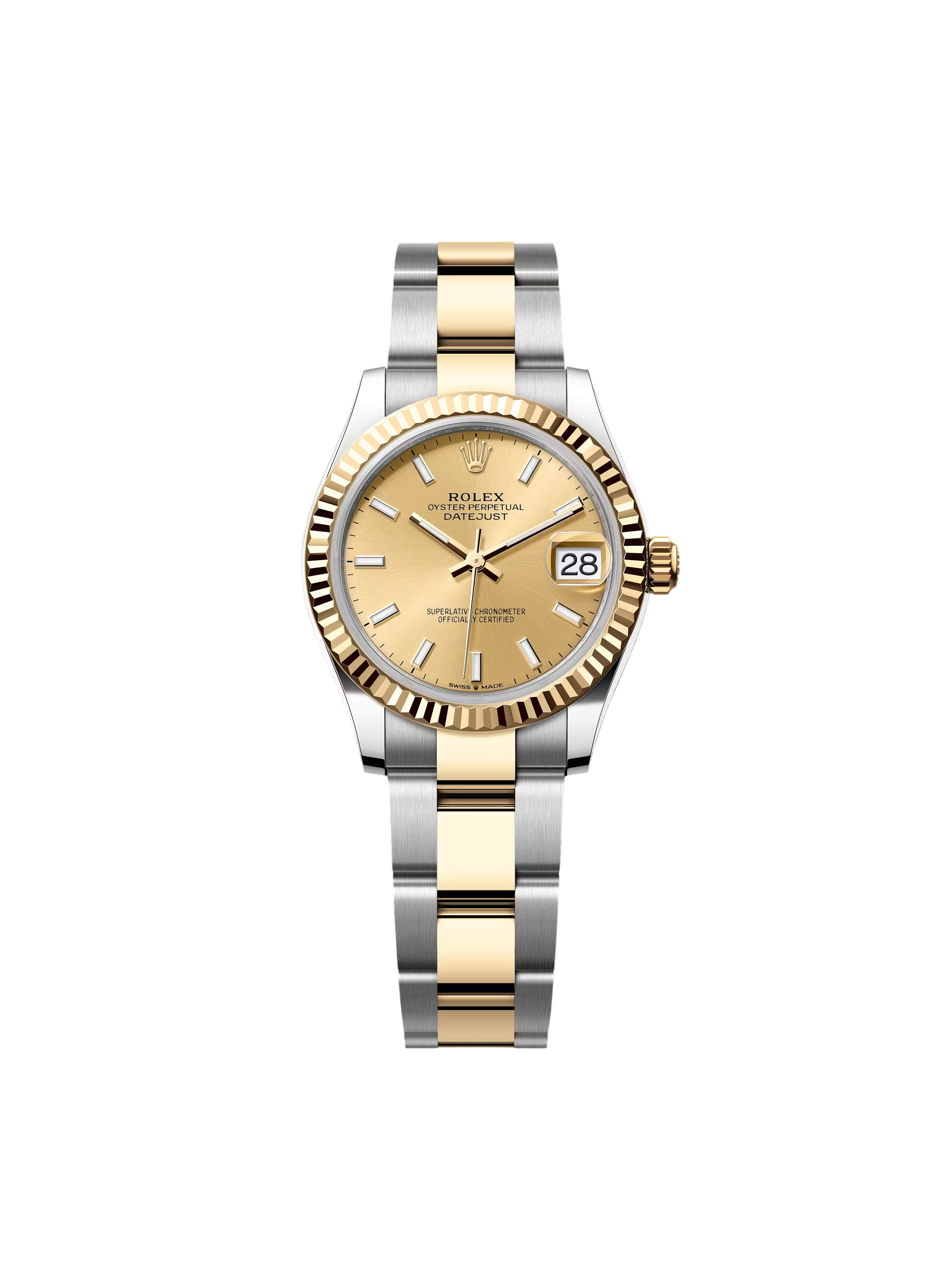 8BB1D141-C92A-FFE6-1B89-92F15ABE6956.png Rolex Datejust m278273-0013/0014 31mm Champagne Dial Stainless Steel and Yellow Gold Oyster Watch - Image 1