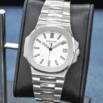 Patek Philippe Nautilus Silvery White Dial Stainless Steel Mens Watch 5711-1A-011 - Image 2