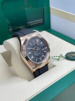 Rolex  Sky-Dweller 42mm Rose Gold Slate Dial Oysterflex - 336235 - Image 3