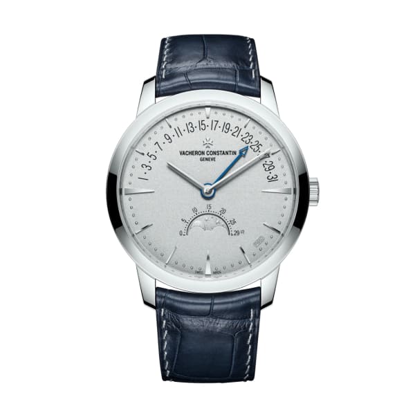 8C4C5537-2782-11AC-66E0-118EBAFE2C49.jpg Vacheron Constantin Patrimony Moon Phase Retrograde Date - Collection Excellence Platine Ref. # 4010U/000P-B545 - Image 1
