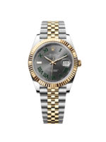 Rolex  Datejust 41mm 126333 Two-Tone Yellow Gold Fluted Bezel Wimbledon Dial Oyster - Image 2
