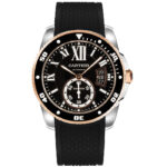 Cartier Calibre Rose Gold Mix Black 42mm