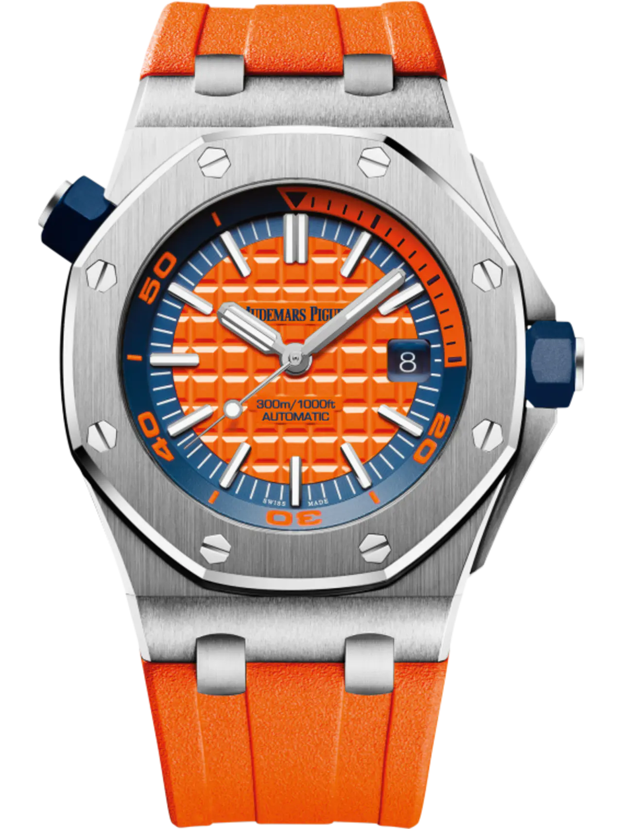 8D08F217-3984-B4FB-1BE4-9035547DE199.png Audemars Piguet Offshore Diver Orange Dial 42mm 15710ST.OO.A070CA.01 - Image 1
