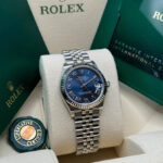 Rolex Datejust m278274-0033/0034 Bright Blue Dial 31mm Fluted Bezel Oyster Bracelet - Image 11