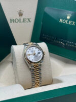 Rolex Lady-Datejust 28mm 279173 Silver Diamond Dial Oyster Bracelet - Image 10