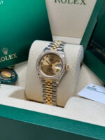 Rolex Lady-Datejust 28mm 279383RBR Champagne Roman Dial Yellow Rolesor Oyster Bracelet - Image 5