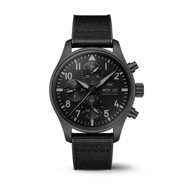 8DAB7EC6-5B4E-2441-9FCA-38F71ADF9968.jpg IWC Pilot Performance Chronograph 41mm Mercedes AMG Petronas Formula OneTM Team Mens Watch Black Rubber IW388306 - Image 1