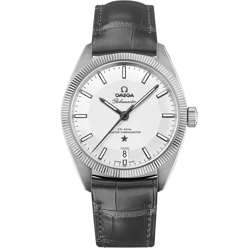 8DCE356C-B6C1-F6C2-876B-FBE472F10337.png Omega Constellation Globemaster 39mm Silver Dial Steel Strap 130.33.39.21.02.001 - Image 1