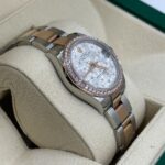 Rolex Datejust m278381-0031/0032 Silver Floral Motif Diamond Dial Diamond-Set Bezel 31mm - Image 4