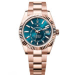 Rolex  Sky-Dweller 42mm 336935-0001 Rose Gold Blue Dial Oyster