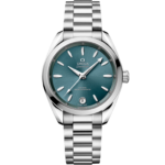 Omega Seamaster Aqua Terra SHADES 34mm Lagoon green Dial Stainless Steel Bracelet 220.10.34.20.10.001