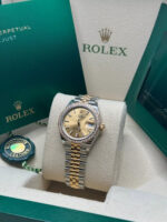 Rolex Lady-Datejust 28mm 279383RBR Champagne Dial Yellow Rolesor Oyster Bracelet - Image 5