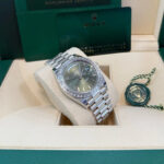 Rolex Day-Date 40mm 228396TBR-0020 Green Roman Dial - Image 6