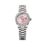 Rolex Lady-Datejust 28mm 279139RBR-0005 Pink Diamond-Set Dial White Gold Bracelet