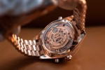 Omega Speedmaster Chrono Chime 45mm Blue Dial Sedna™ 18k Rose Gold Bracelet 522.50.45.52.03.001 - Image 6