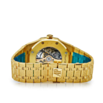 Audemars Piguet Royal Oak Double Balance Wheel Openworked 41 Frosted Yellow Gold / Baguette Diamond / Skeletonized / Bracelet - Image 4