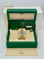 Rolex Day-Date 40mm Yellow Gold President  Mother of Pearl Diamond Baguette Dial - 228238 - Image 7