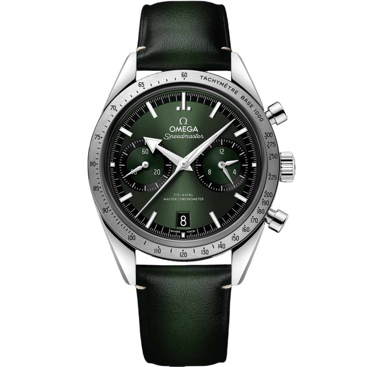 9049C171-764D-A7A7-60F1-A8F2D7BB0E2E.png Omega Speedmaster '57 40.5mm Green Dial Stainless Steel Strap 332.12.41.51.10.001 - Image 1