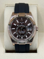 Rolex  Sky-Dweller 42mm Rose Gold Chocolate Dial Oysterflex - 336235 - Image 2