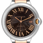 Cartier BALLON BLEU Rose Gold Mix Chocolate 42mm - Image 3