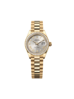 Rolex Lady-Datejust 279138RBR  Silver 28mm Dial President Bracelet Watch