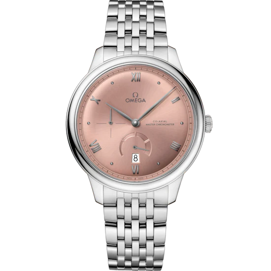 929DE62A-D14E-366E-3A99-107CB65CCEF4.png Omega De Ville Prestige 41 mm Pink Dial Stainless Steel Bracelet 434.10.41.21.10.001 - Image 1