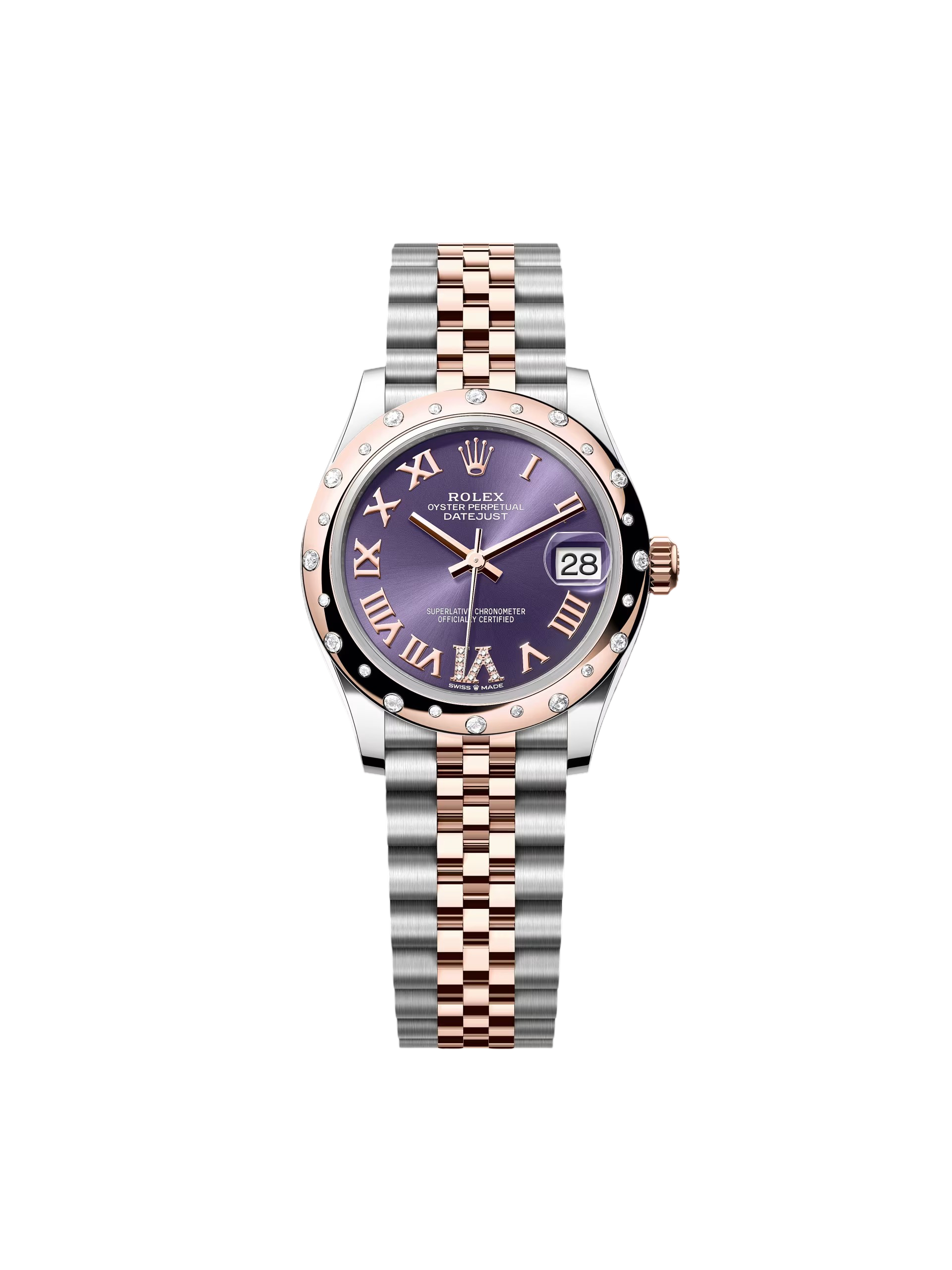93371FF8-87FE-6EC6-BF36-D1603CF52D16.png Rolex Datejust m278341 Aubergine Dial 31mm - Image 1