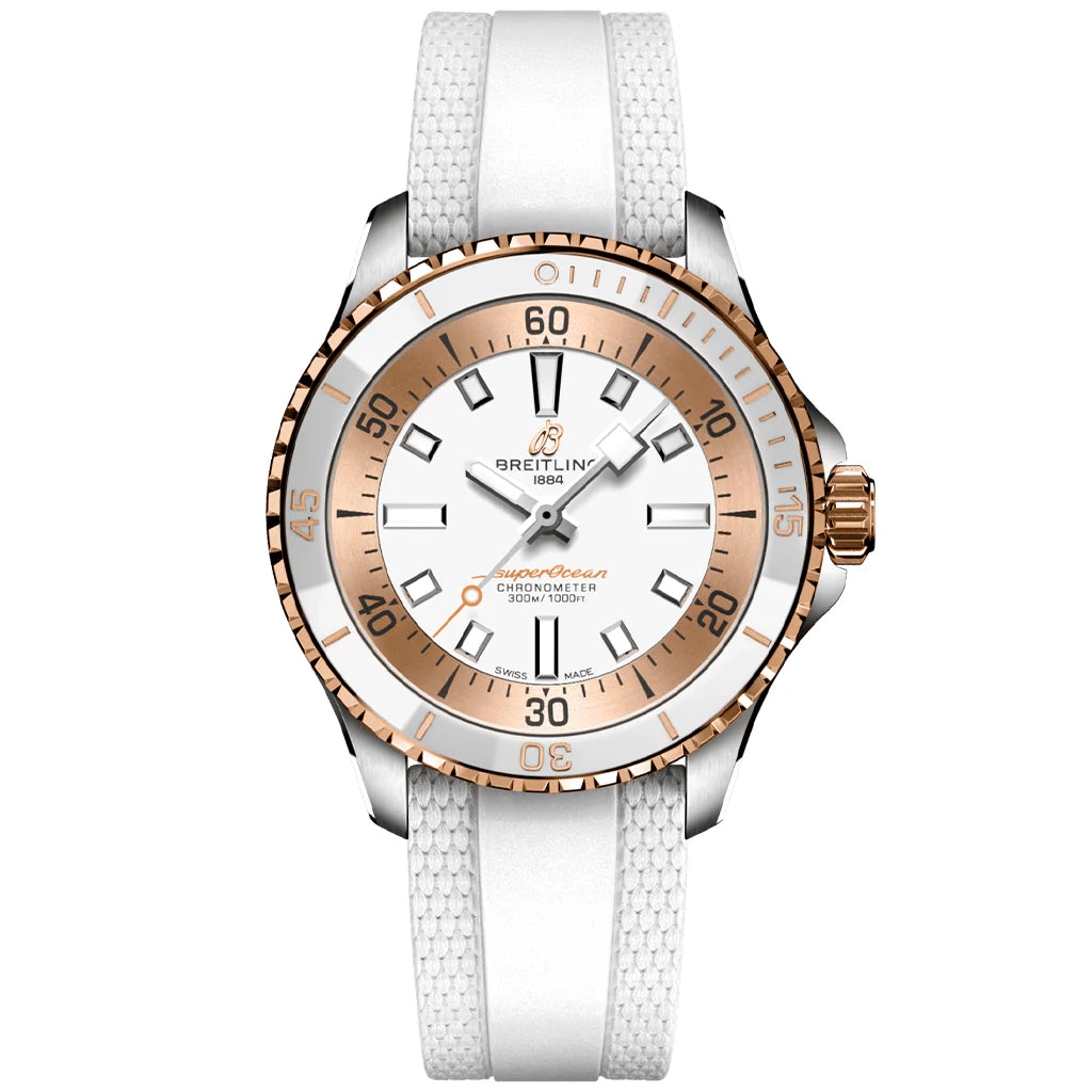 942BB015-6EF1-7CEF-64F3-5AE851765C93.jpg Breitling Superocean Automatic 36 U173771A1A1S1 - Image 1