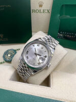 Rolex  Datejust 36mm 126234 White Roman Dial Oyster Stainless Steel Mens - Image 5