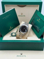 Rolex  Datejust 41mm 126334 Black Diamond Oyster Stainless Steel Mens Watch - Image 10
