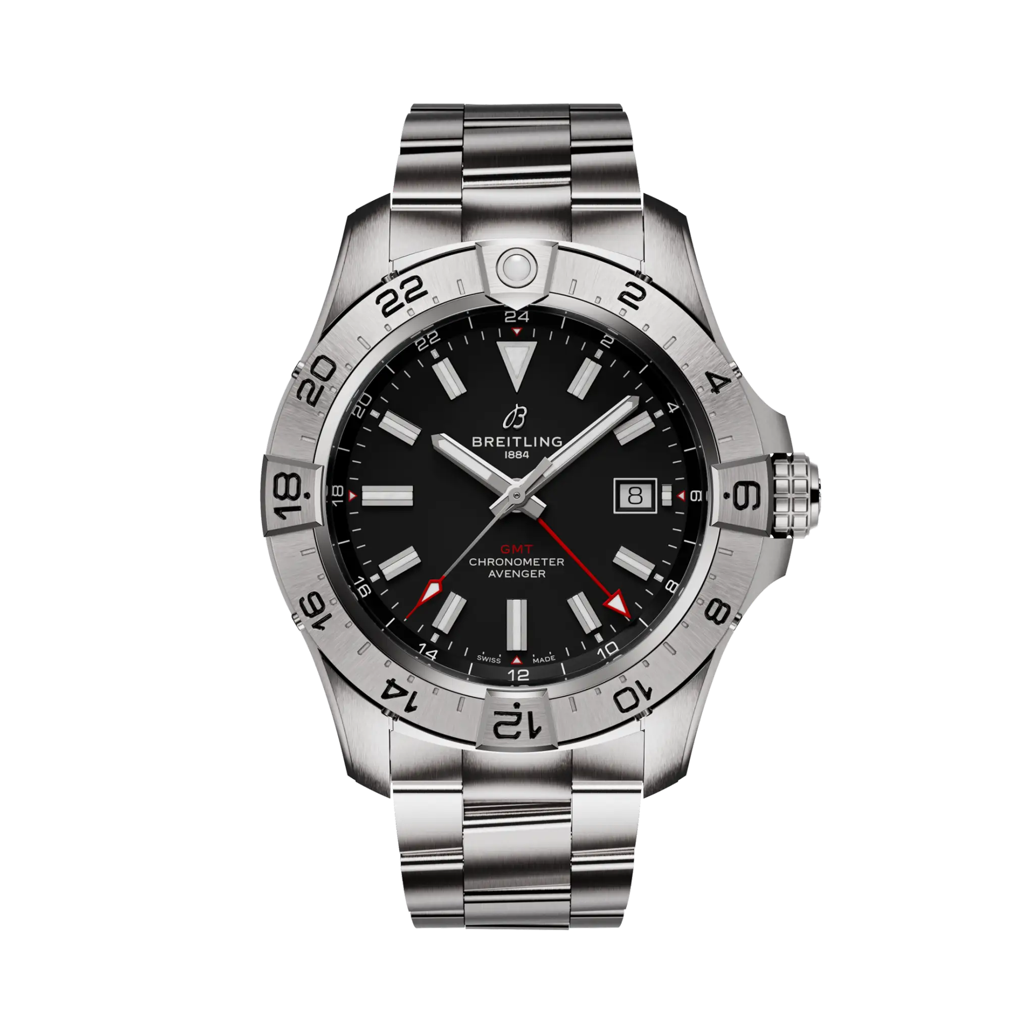 960AF93A-A0A5-3EC1-7612-EC801C8318F0.png Breitling Avenger Automatic GMT 44mm A32320101B1A1 - Image 1