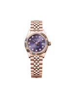 Rolex Lady-Datejust 28mm 279175 Aubergine Diamond-Set Dial President Everose Gold - Image 2