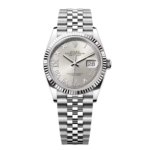 Rolex  Datejust 36mm 126234 White Roman Dial Oyster Stainless Steel Mens