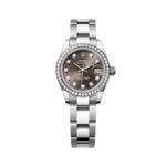 Rolex Lady-Datejust 28mm 279384RBR Dark Gray set with Diamonds