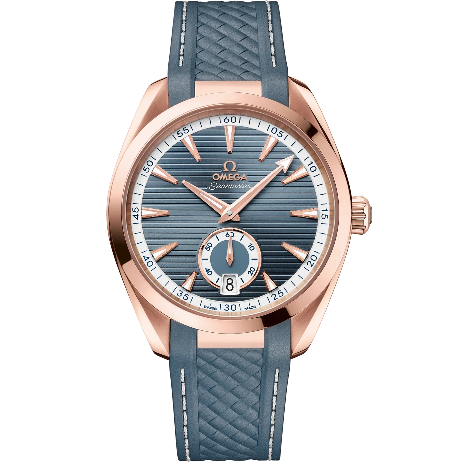 96F17796-D58E-FC11-6244-FE7B437461E1.png Omega Seamaster Aqua Terra 150M 41 mm Blue Dial Sedna™ 18k Rose Gold Strap 220.52.41.21.03.002 - Image 1
