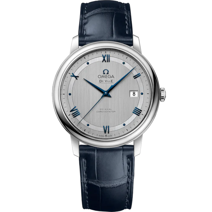 96FB74BC-393F-5A5F-8770-54F3F24EBD04.png Omega De Ville Prestige 39.5mm Silver Dial Stainless Steel Strap 424.13.40.20.02.003 - Image 1