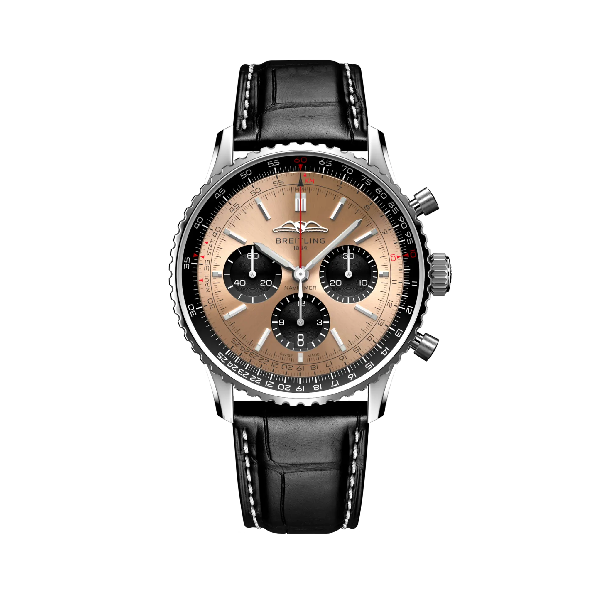 978F48DB-8C74-788A-7AA6-54CF09DE9E55.png Breitling Navitimer B01 Chronograph 43mm AB0138241K1P1 - Image 1