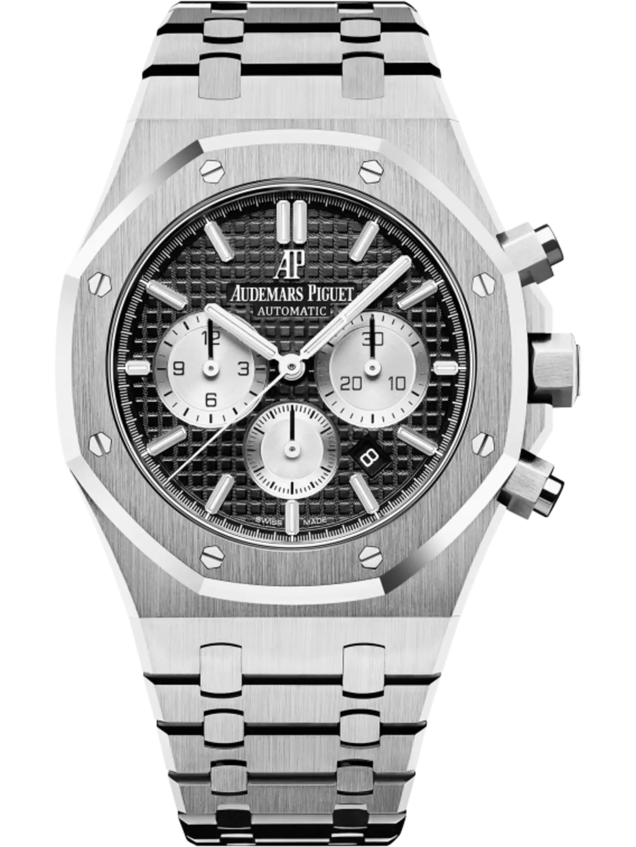 9798E712-05DD-9146-4F23-3B0259B97DE1.png Audemars Piguet ROYAL OAK PANDA Black Dial CHRONOGRAPH 41mm - Image 1