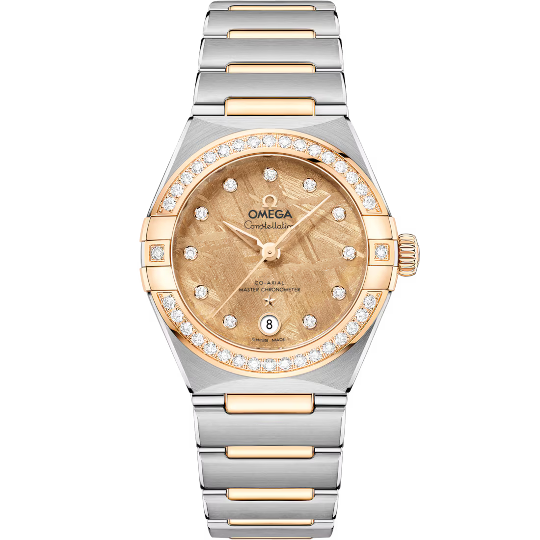 97D550E1-B4F4-9514-FB3D-35A28D6CFE53.avif Omega Constellation Ladies' Selection 29mm steel ‑ yellow gold on steel ‑ yellow gold 131.25.29.20.99.002 - Image 1