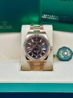 Rolex  Sky-Dweller 42mm 336935-0002 Rose Gold Chocolate Dial - Image 10