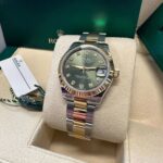Rolex Datejust m278273-0029/0030 31mm Olive Green Dial Stainless Steel and Yellow Gold Oyster Watch - Image 13