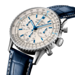 Breitling Navitimer B01 Chronograph 41 Silver Dial Blue Strap AB0139A71G1P1 - Image 2