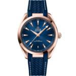 Omega Seamaster Aqua Terra 150M 41mm Blue Dial Stainless Steel and Sedna™ 18k Rose Gold Strap 220.52.41.21.03.001