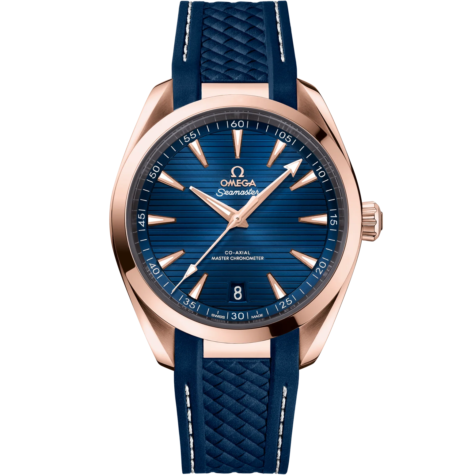 9829B12F-3778-9C6E-99E7-A6F76168C04A.png Omega Seamaster Aqua Terra 150M 41mm Blue Dial Stainless Steel and Sedna™ 18k Rose Gold Strap 220.52.41.21.03.001 - Image 1
