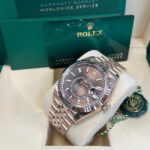 Rolex  Sky-Dweller 42mm 336935-0006 Rose Gold Chocolate Dial Jubilee - Image 4
