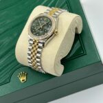 Rolex Datejust m278383-0031/0032 31mm Green Floral Dial Oyster Bracelet - Image 9
